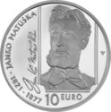 10 Euro (Janko Matúška - 200th birth anniversary)