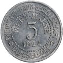 5 Pfennig (Rheinische Bahn-Gesellschaft)