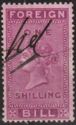 Queen Victoria 1 shilling Foreign Bill