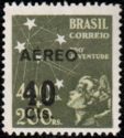 Stamps Pro Youth - surcharged "AƩreos ... CTS"