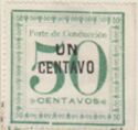 Number 50 overprinted