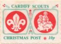 Cardiff Scouts Christmas Post, red and green