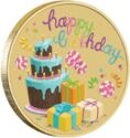 1 Dollar (Happy Birthday. Coin & Stamp)
