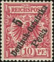 overprint on Reichpost
