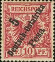 overprint on Reichpost