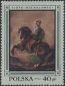 Knight on Bay Horse, by Piotr Michalowski (1801-1855)