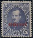 Próspero Fernández overprinted "Oficial"