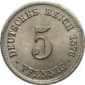 5 Pfennig (A, B, C, D, E, F, G, H, J)