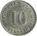 10 Pfennig (A, D, E, F, G, J)