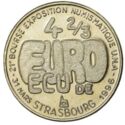 4 2/3 euro de Strasbourg - exposition numismatique