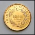 500,000 Lira (Opening Istanbul Gold Exchange)