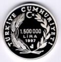 1,500,000 Lira (Barbaros Hayreddin)