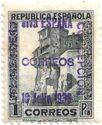 Cuenca with linea de la concepcion overprint (Handstamped)