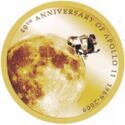 10 Dollars (40th Anniversary of Apollo 11. Coloured)
