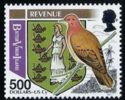 Coat of Arms and Common Ground-Dove (Columbina passerina)