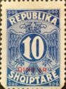 Eagle and Value, overprinted “QIND. AR ” in Red