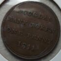 Douglas Bank Token - One Penny 1811