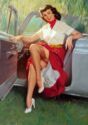 Pin Up. Car