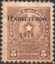 Postage due stamp of 1913 overprinted