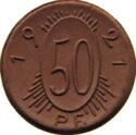 50 Pfennig (City issues)