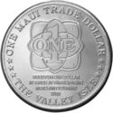 1 Maui Trade Dollar (Manta rays)