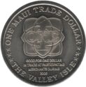 1 Maui Trade Dollar (Whale)