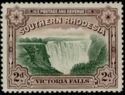Victoria Falls inscribed "POSTAGE AND REVENUE"