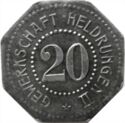 20 Pfennig (Gewerkschaft Heldrungen II)