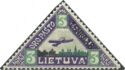 Plane over Kaunas (type II) - Overprint