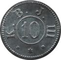 10 Pfennig (K. B. J. III)