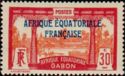 View Libreville overprint
