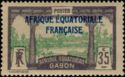 View Libreville overprint