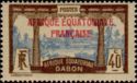 View Libreville overprint
