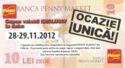Voucher de cumpărături 10 lei 2012
