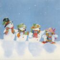 Happy snowmen