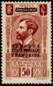 Pierre Savorgnan de Brazza (1852-1905) overprinted