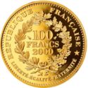 100 Francs (2000 years- French Coinage)