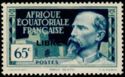 Emile Gentil, overprinted "LIBRE"