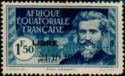 Paul Crampel, overprinted LIBRE 24-10-40