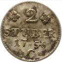 2 Stuber (2 Stuber = 1/30 Thaler)