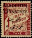 Type Duval overprinted with Syrian surcharge