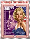 Marilyn Monroe and John F. Kennedy