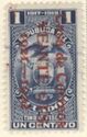 Revenue stamp, overprinted