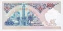 500 Turkish Lira