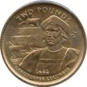 2 Pounds (500th Anniversary of Christopher Colombus discovery)