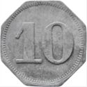 10 Pfennig (Mechanische Baumwollspinnerei)