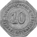 10 Pfennig (Mechanische Baumwollspinnerei)