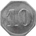 10 Pfennig (Mechanische Baumwollspinnerei)