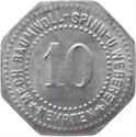 10 Pfennig (Mechanische Baumwollspinnerei)