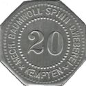 20 Pfennig (Mechanische Baumwollspinnerei)